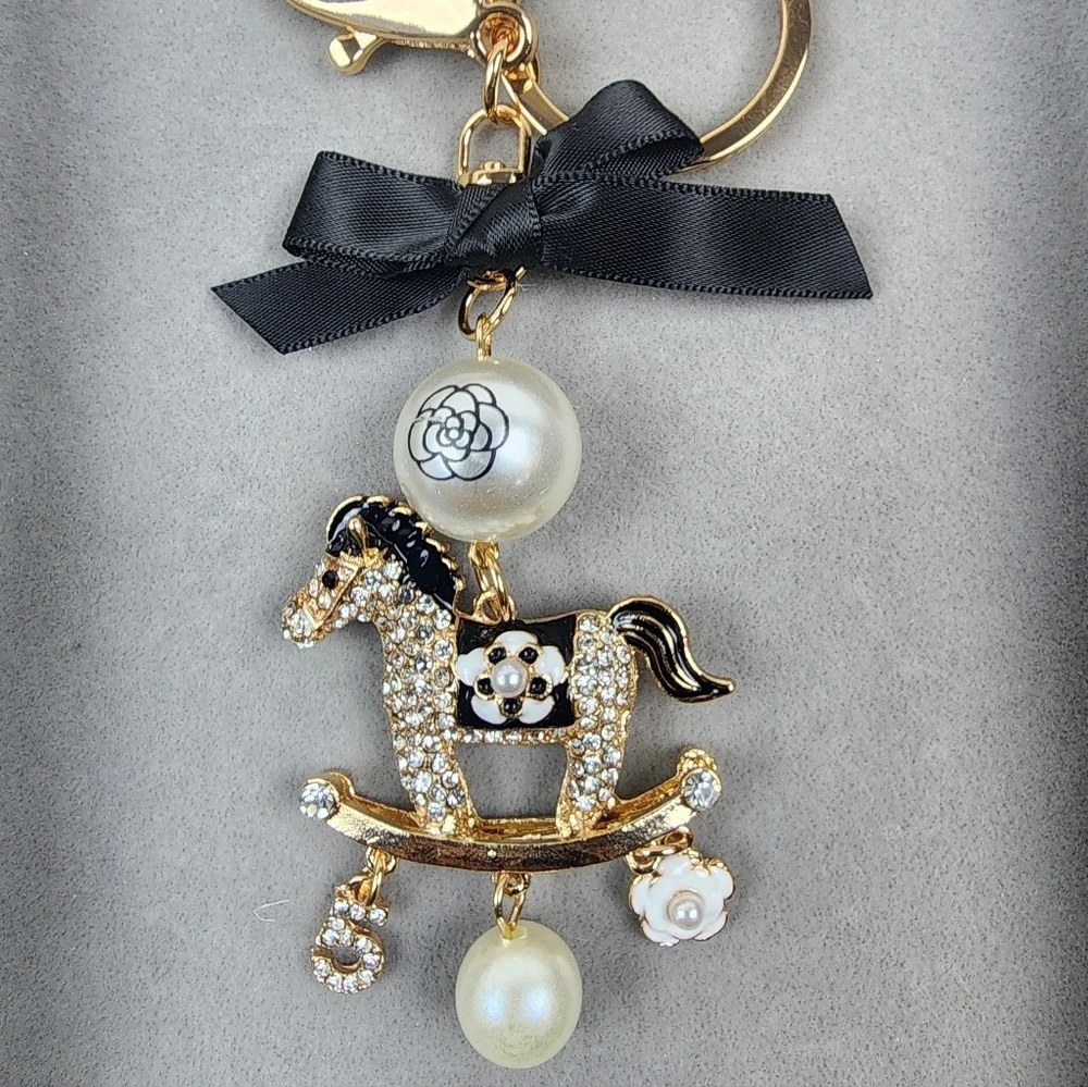 Bag Charm/ Keychain Rocking Horse - Picture 1 of 3